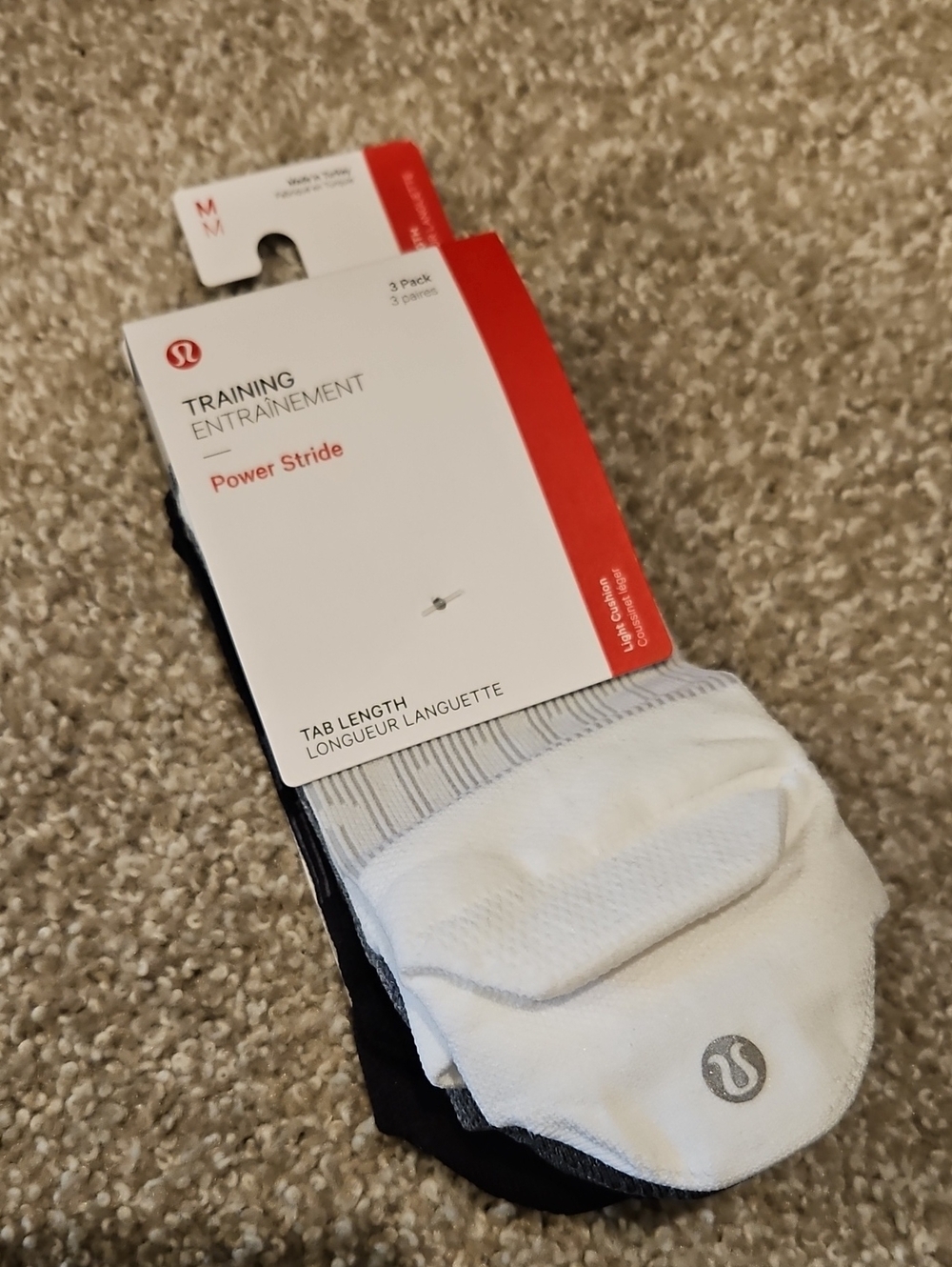 lululemon Power Stride Tab Socks — (3-Pack)